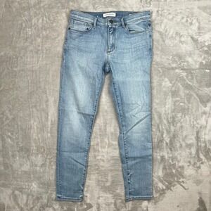 Banana Republic Skinny Ankle Jeans Light‎ Wash Premium Denim Size 28